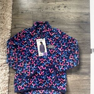 Eddie Bauer Kids Fleece Jacket - Blue and Pink